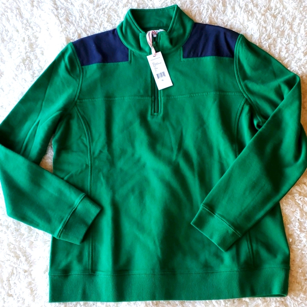 NWT Vineyard Vines Navy Canvas shep shirt Juniper